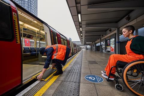 London Underground bridging device preparation (Photo Transport for London)