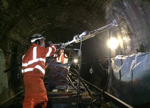 Glasgow Subway - bespoke drilling rig