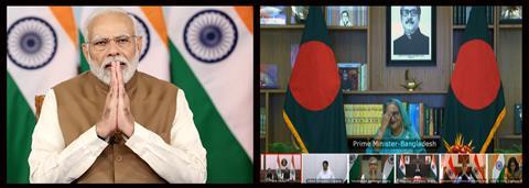 PMs of India and Bangladesh (Photo PIB)