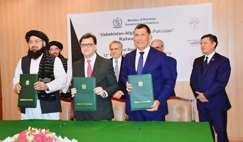 Uzbekistan Afghanistan Pakistan railway agreement (1)