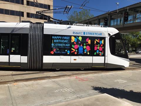 The KC Streetcar celebrated one year of operation in early May.