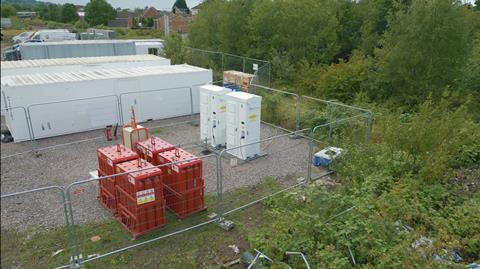 Colas Rail hydrogen towers