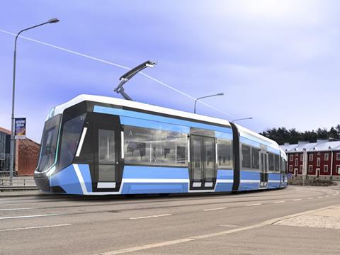 A two-line light rail network is planned for Tampere.