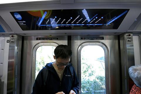 Staten Island Railway R211s interior (Photo Marc A Hermann,  MTA)