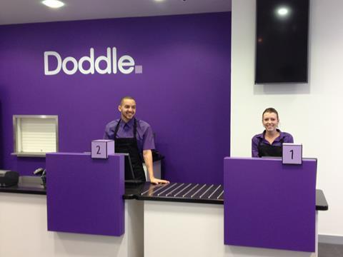 Doddle parcel collection and dispatch facility.