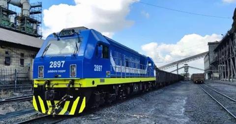 CRRC Dalian has supplied two CKD8F diesel locomotives to South Africa mining company Palabora Copper