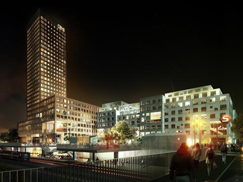 Impression of Carlsberg city development station.