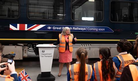 Secretary of State for Transport Heidi Alexander at SWR’s Bournemouth depot