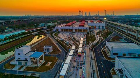 Shanghai Pujiang Line automated peoplemover.