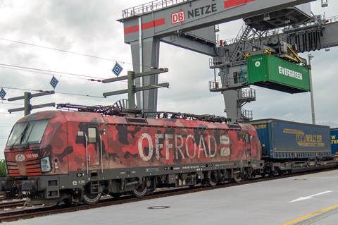 TXL locomotive in Leipzig