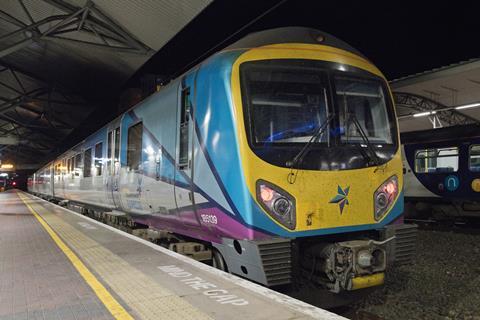 The final TransPennine Express train departure under FirstGroup