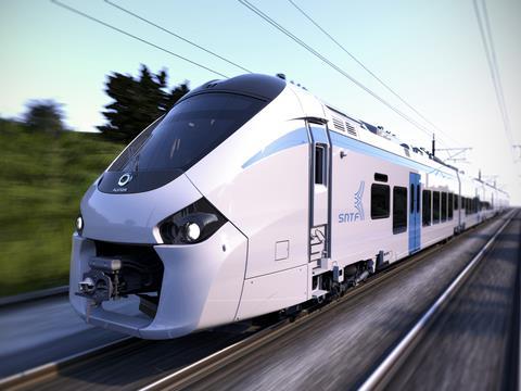 Alstom Coradia Polyvalent inter-city electro-diesel multiple units for Algerian national railway SNTF  (Image: Alstom Transport/ Design & Styling).