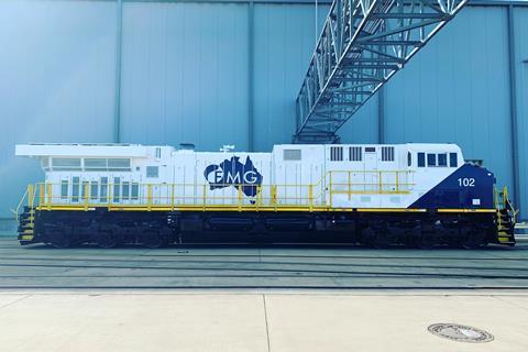 FMG locomotive modernised by Wabtec