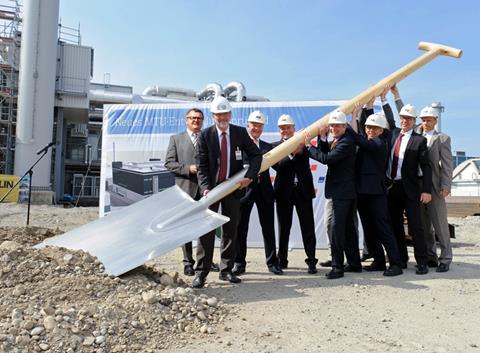 MTU Friedrichshafen held a groundbreaking ceremony for a engine R&D facility on May 6 2013.