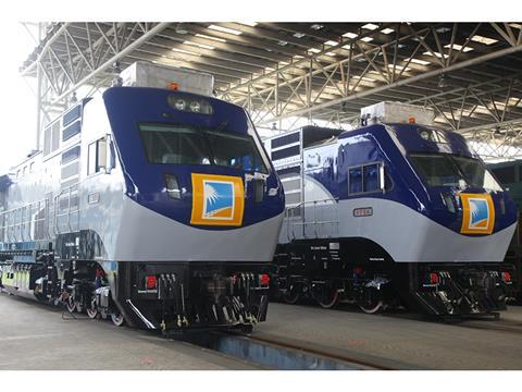 CRRC Qishuyan SDD17 diesel locomotives for Saudi Railways Organization.