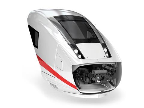 InnoTrans visitors will be able to inspect the nose of an ICx trainset.