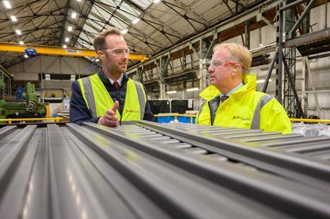 HS2 CEO Mark Thurston visits Booth Industries, Bolton