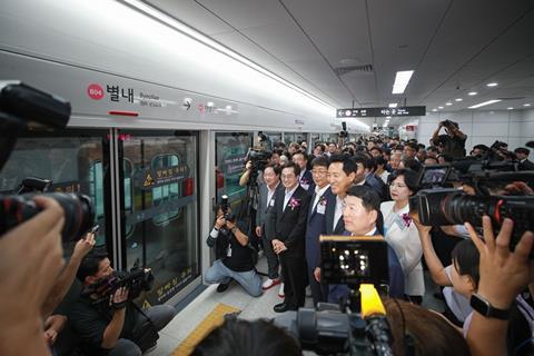 Seoul metro Line 8 extended to Byeollae (photo Namyangju municipality) (1).JPG