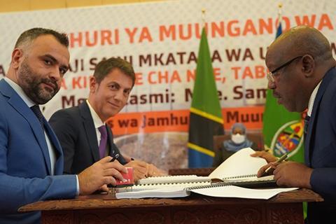 Yapı Merkezi Tanzania SGR contract signing