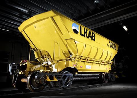 LKAB iron ore wagon (Photo: Kiruna Wagon/Runar Gudmundsson)