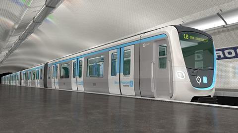 Paris Metro MF19 train impression