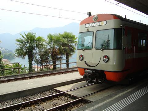 Lugano tram-train services would use the existing Ferriovie Luganesi Line S60.