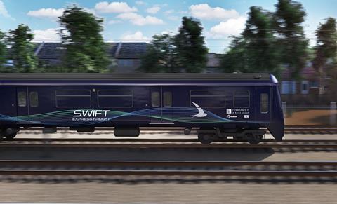 Swift Express Freight multiple-unit impression