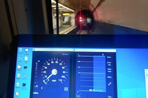 First train runs using the new digital signalling on Northern City Line2