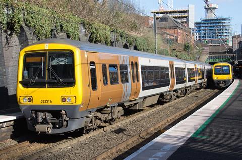 West Midlands Trains EMUs at Five Ways