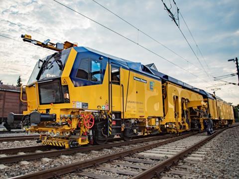 Plasser & Theurer will display a Unimat 09-4x4/4S E³ electro-diesel tamping machine in the outdoor area.