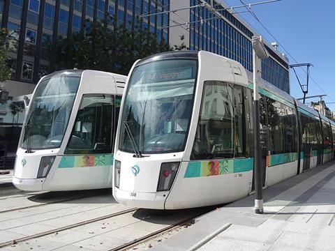 A 4·3 km westward extension of Paris tram Line T3b from Porte de la Chapelle to Porte d’Asnières has opened.