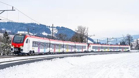 Thurbo Flirt Evo test operation (image Thurbo)