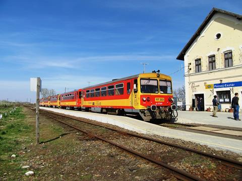 Pocsaj Esztár station of Debrecen Nagykereki line (photo Kisafka Wikipedia)