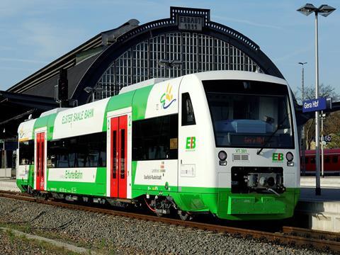 Erfurter Bahn is to operate local passenger services between Sömmerda and Buttstädt (Photo: Erfurter Bahn).