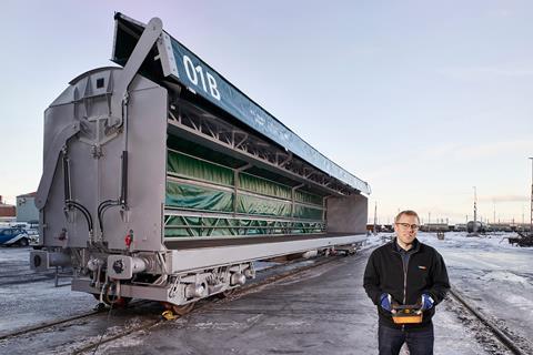 Kiruna Wagon Side Loader XL for Södra Cell Värö