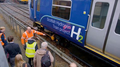 Scottish hydrogen train testing completed