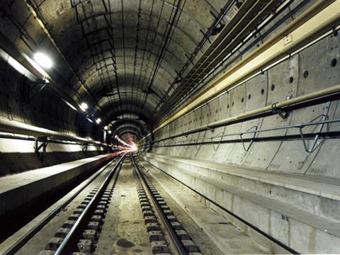 A GSM-R network is now available through the Channel Tunnel (Photo: Eurotunnel).