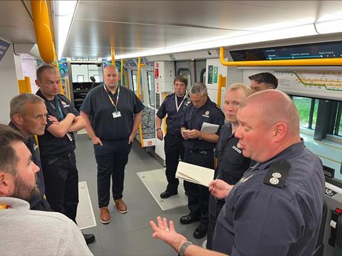 Tyne & Wear Metro operator Nexus is running sessions to familiarise the emergency services with its new Stadler trains ahead of their entry into passenger service.