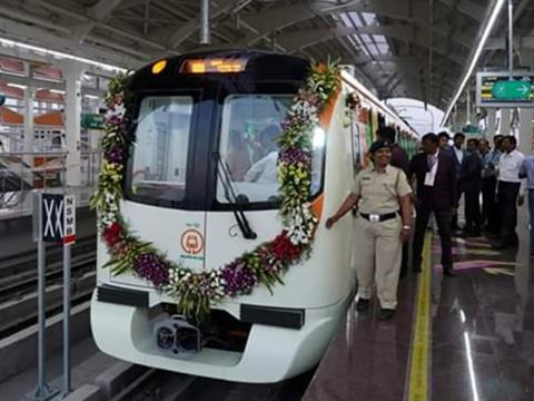The first phase of the north-south metro line in Nagpur was inaugurated on March 8.