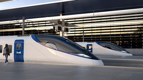 Impression of the Hitachi and Alstom joint venture's trains for High Speed 2 (3)