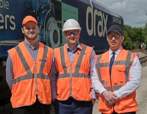 Keelen Whiteley, Supply Chain Manager, and John Hall, Managing Director at DWS, and Josh Jordan-Boddey from Knorr-Bremse