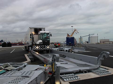 The VIIA Britanica 'rail motorway' service connecting Calais with Le Boulou resumed operating on February 7.