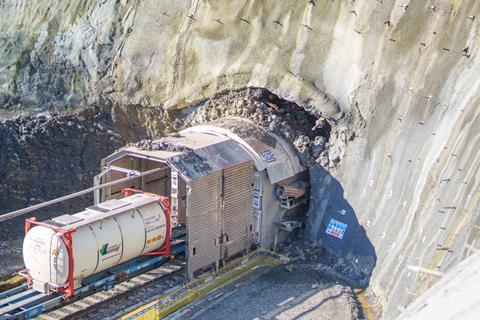 Basque tunnel enlargement project (Photo ADIF)