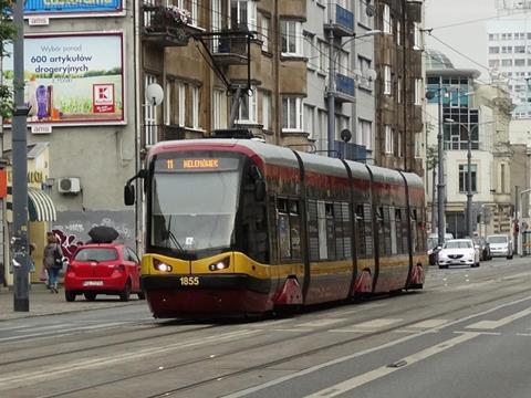 Pesa previously supplied 32 trams to Lódz (photo: Ryszard Piech).