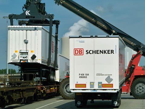 Piggyback freight in Germany.