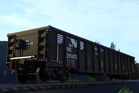 A ‘stronger, lighter and more energy-efficient’ open wagon design which makes use of high strength steel to reduce empty weight by 6·8 tonnes has been announced by US Steel, The Greenbrier Companies and Norfolk Southern