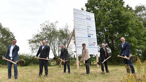 A groundbreaking ceremony has formally marked the start of construction of a hydrogen train fuelling point in Bremervörde.