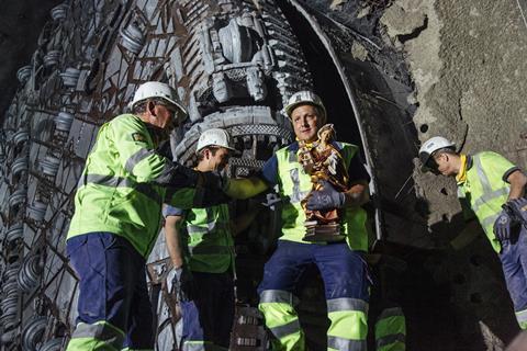 at Koralm tunnel breakthrough (2)