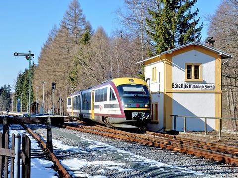VVO, Bombardier Transportation and TU Berlin are to study the feasibility of using battery power instead of DMUs around Dresden (Photo: VVO GmbH).