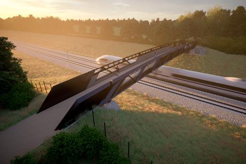 HS2 footbridge design impression (6)